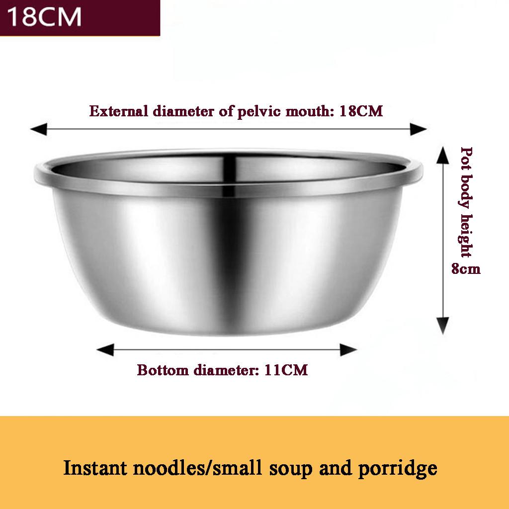 Многофункциональная толстая кастрюля из нержавеющей стали, миска для выпечки, раковина, кастрюля для кухни