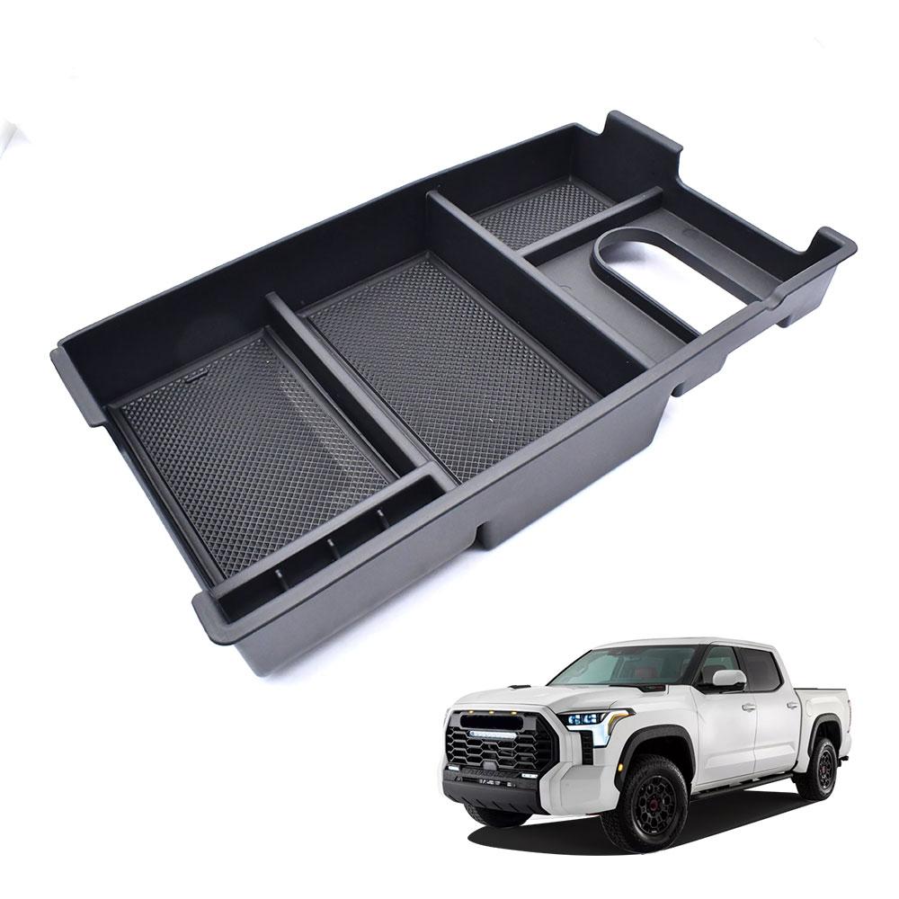 Для Toyota Tundra 2007-2020 Для Toyota Sequoia 2008-2020 Органайзер-лоток для центральной консоли Автомобильный ящик для хранения подлокотника Автоаксессуары