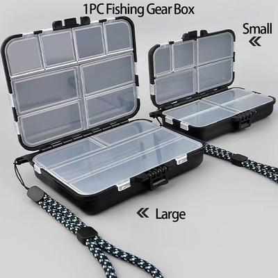 1 шт. Маленькая коробка для аксессуаров, Коробка для хранения микрообъектов, рыболовных крючков и булавок, Портативная коробка для искусственных приманок, Блестящие рыболовные снасти
