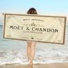 Бренд M-Moet C-Chandon Микрофибровое одеяло Быстросохнущие пляжные полотенца Большой размер Печать Супервпитывающее Полотенце-одеяло для бассейна