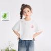 Xiaoyinman Girls' Cartoon Print Short Sleeve T-shirt