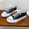 Platform Canvas Shoes 2025ins New College Style Women's Trendy Shoes Versatile Casual Soft-soled Shoes 152