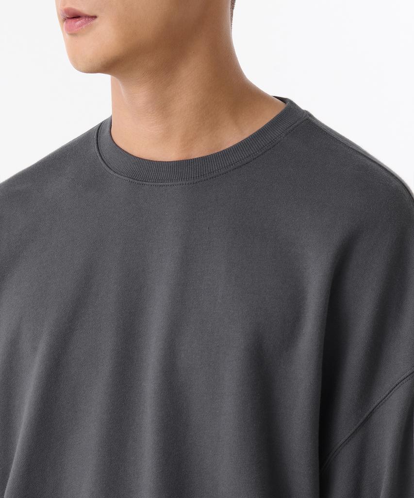 MUSINSA STANDARD Loose Balloon Sweatshirt [Dark Gray]