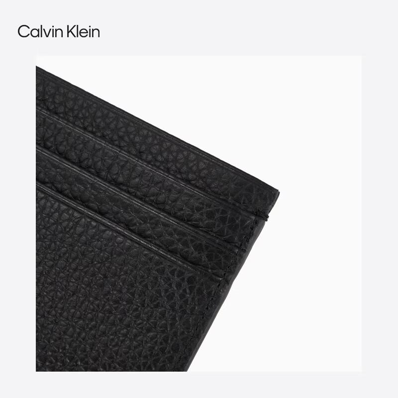 Calvin Klein Мужской держатель для карт из кожи с фактурой гальки