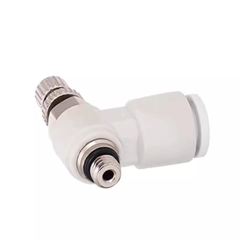 SL Series Pneumatic Mini Speed Control Valve - Pressure Regulating and Throttle Connector (SL3/4/5/6-M3/M5C)