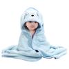 Bath Towel Super Soft Cartoon Design Absorbent Comfortable Touch Baby Hooded Bath Towel Bathrobe Swaddle