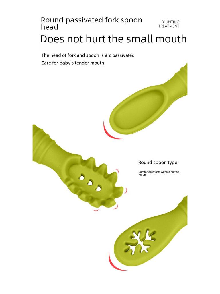 Силиконовый набор детской посуды «Сова»: Разделенная тарелка и контейнер для еды для детей и младенцев