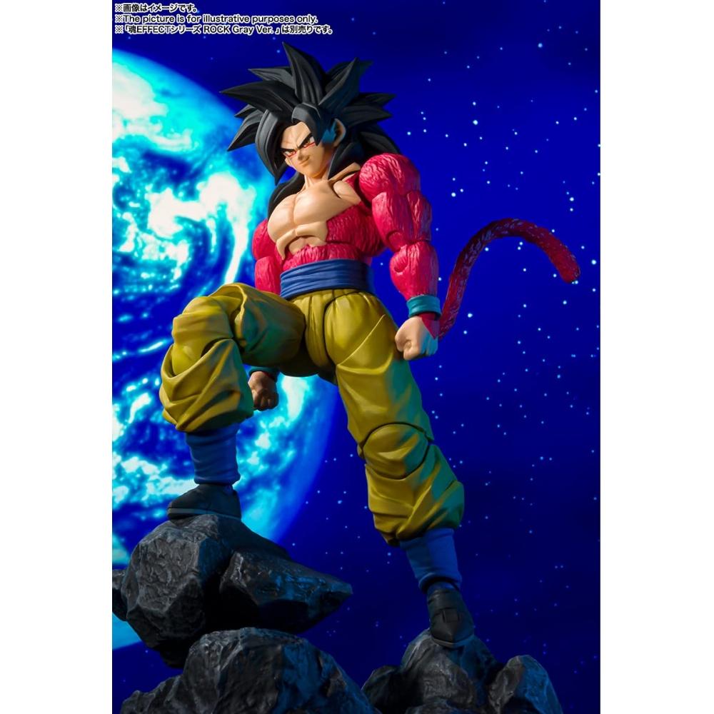 SHFiguarts Dragon Ball Z Super Saiyan 4 Son Goku примерно 150 мм ПВХ и АБС окрашенная подвижная фигурка