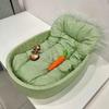 НОВЫЙ Four Seasons Universal Cat Nest Pet Deep Sleep Kitten Chihuahua Indoor Bed Подходит для кошек и собак мелких и средних размеров