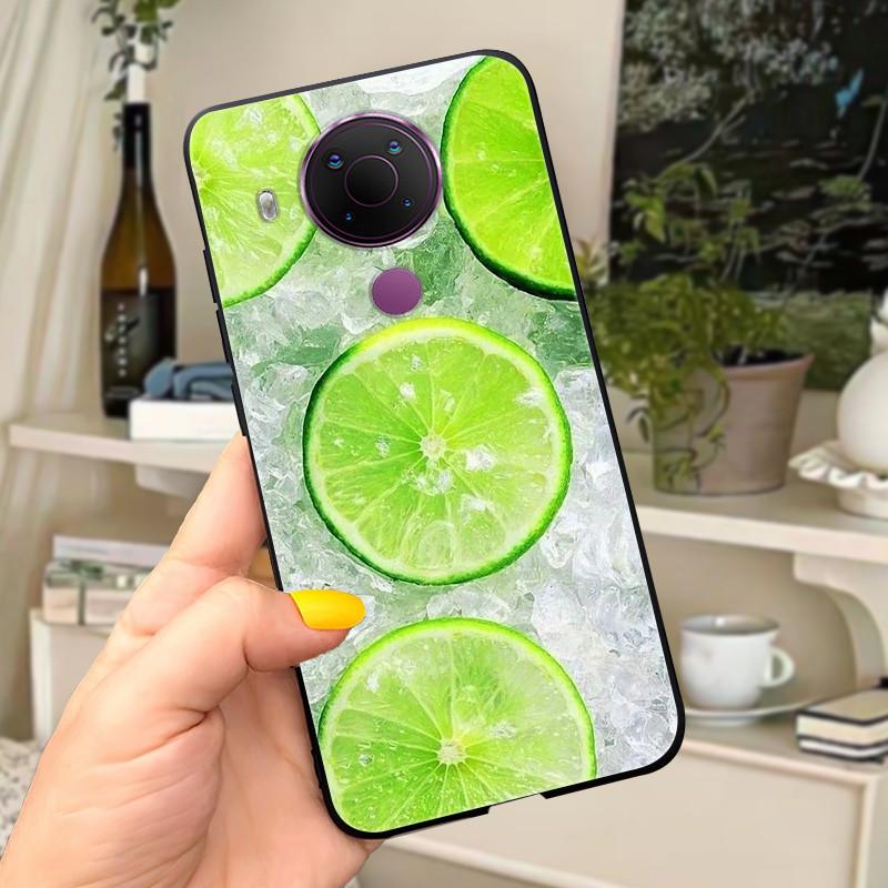 For Nokia 5.4 Case Soft Black Silicone Phone Back Cover For Nokia 5.4 Case Nokia5.4 TA-1333 TA-1340 TA-1337 TA-1328 TA-1325 Cat