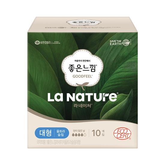 Гигиенические прокладки Good Feeling La Nature, 9 видов, выберите 1 (средний / большой / супер длинный / лайнер / специальный)