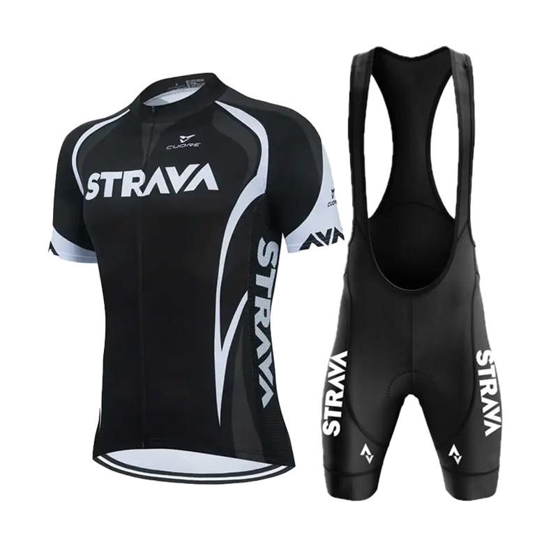 Men Women Cycling Jersey Bib Shorts Set Breathable Quick Dry Bike Apparel Road Mountain Riding