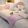 Winter New Plush Sofa Cushion Modern Simple Sofa Cover Living Room Sofa Cushion Cover Cloth