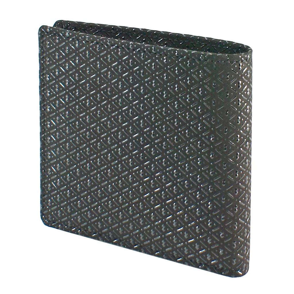 Inden Wallet Bifold Wallet Billfold F No Coin Purse Deerskin Black X Black Lacquer Gourd Pattern [Indenya] 2009-01-007