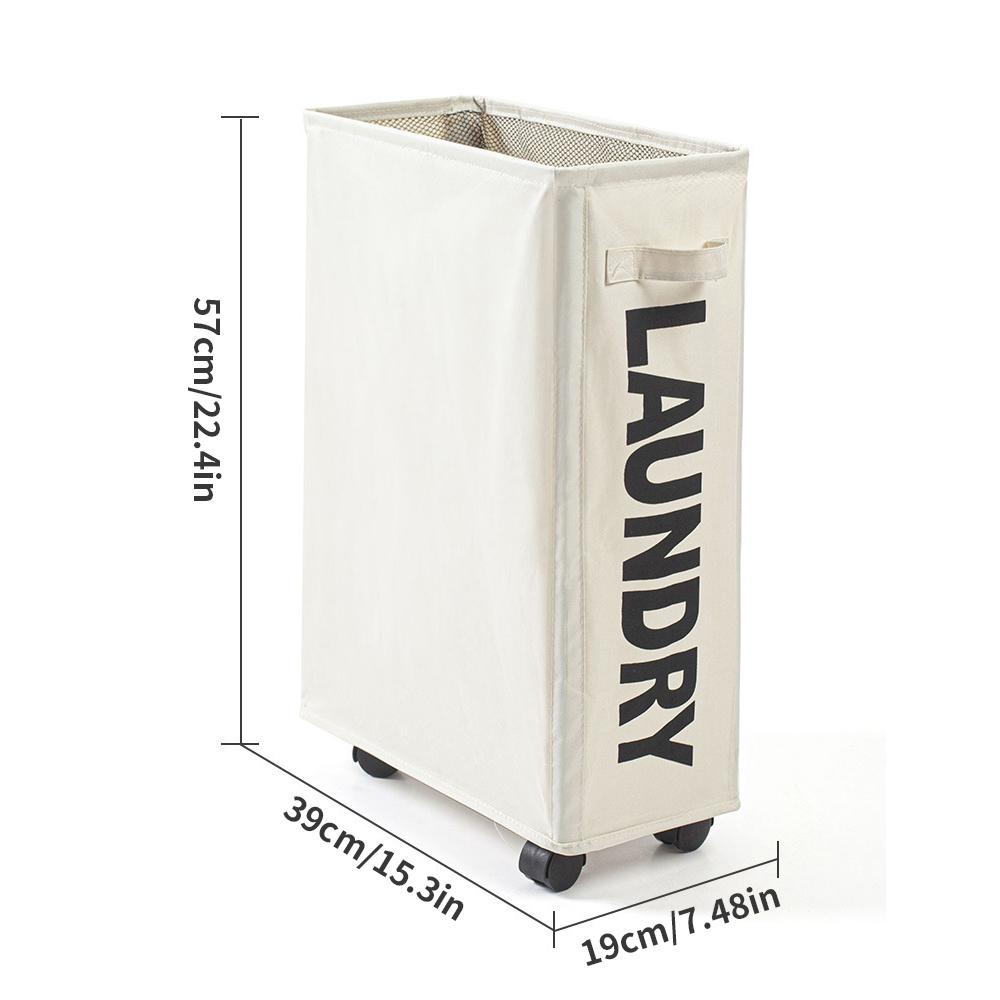 1 шт. Корзина для грязного белья на колесиках, Бытовая корзина для белья, Хранение одежды, Хранение коврика для йоги, Корзина для хранения