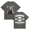 Robbie Williams Rw Album 2025 Print TShirts Unisex Women Hip Hop Loose ONeck Clothing T Shirt Casual Cotton Short Sleeve Tshirt