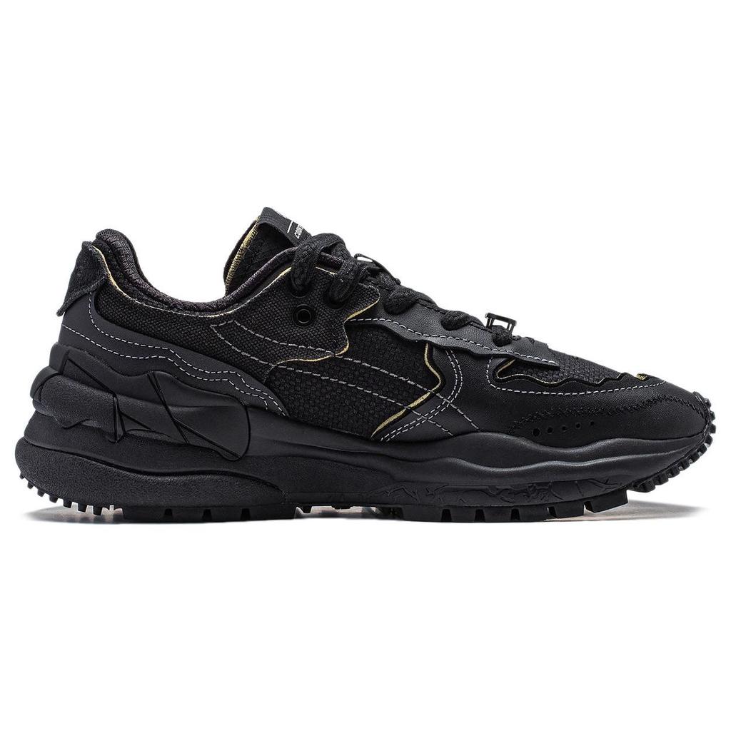 Li Ning CF Origin 2 Casual Versatile Non-Slip Wear-Resistant Sneakers Women Sneakers Black AGCT324-1
