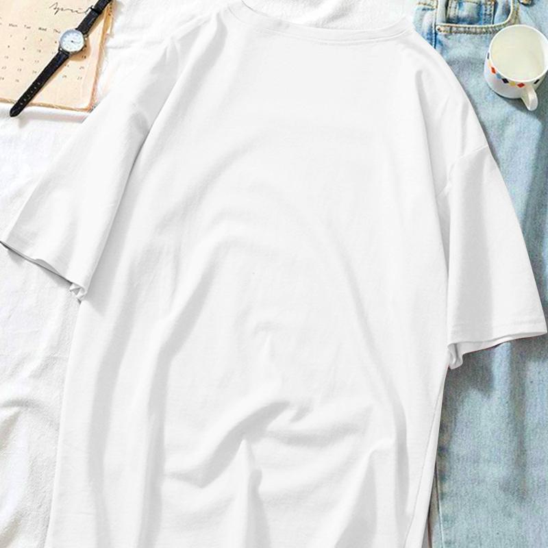 Skin-Friendly Fabric Women's Crew Neck  Short Sleeve Tee, Fit