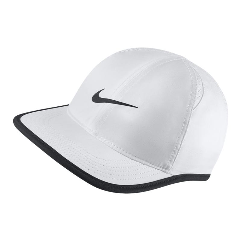 Nike Детская белая кепка Aerobill Featherlight для повседневной носки 739376-100