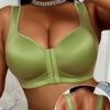 Women S Front Closure Push Up Plus Size Smooth Sports Bra No Underwire
