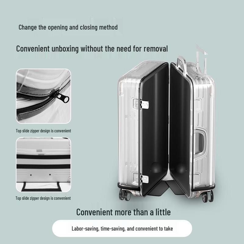 Толстый Прозрачный Водонепроницаемый Износостойкий Спортивный Защитный Чехол для Чемодана