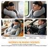 U Shaped Memory Foam Neck Pillows Plane Pillow Set with Eye Mask & Earplugs Sleeping Airplane Pillow Cervical Healthcare Bedding
