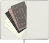 Moleskine 12-месячный недатированный еженедельник, большой формат (13 см x 21 см), Черная твердая обложка, DHUNDB12WN301