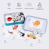 Magnetic Iron Box Puzzles Children Educational Toys Alphabet Word Spelling Game Toy