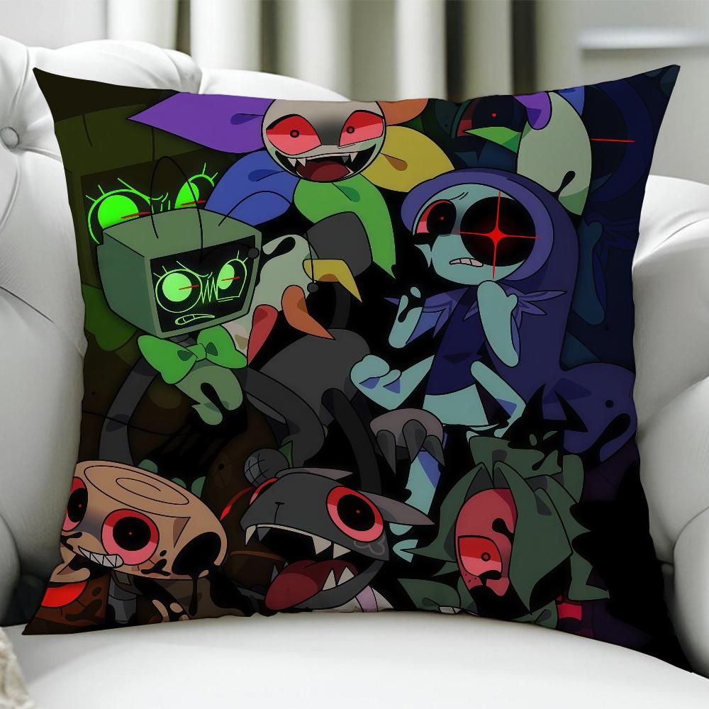 Game DDandys World cushion cover Birthday Anniversary Gifts Double Sided Printed Zipper Cushion Cover Soft Skin Bedding