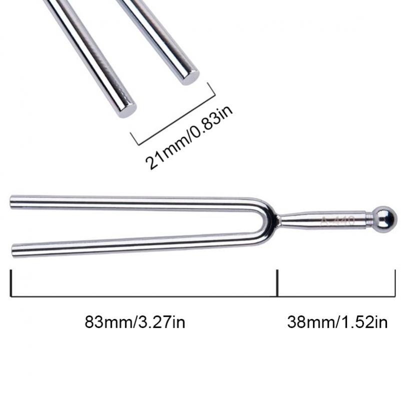 Металлический камертон 440 Гц для скрипки, мандолины, гитары, звуковое исцеление, йога, исцеляющая медитация с тканевой сумкой, сенсорные вилки