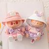 Labubu Baby Clothes Lab Cloth Clothes Vinyl Face Sitting Party Figurine Sweater Gauze Skirt Hat Shoes