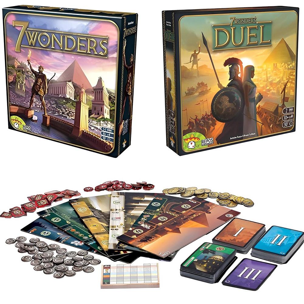 7 Чудес Дуэль Стратегическая Настольная Игра Для Взрослых Детей