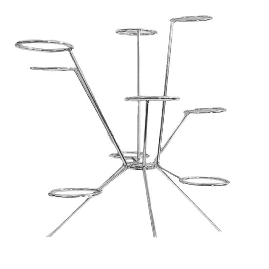 Скульптура «Взрывающаяся фруктовница» Сварная вручную металлическая центральная композиция для декора стола Радиальный дизайн Поднос для фруктов Современное домашнее искусство Подарок на новоселье