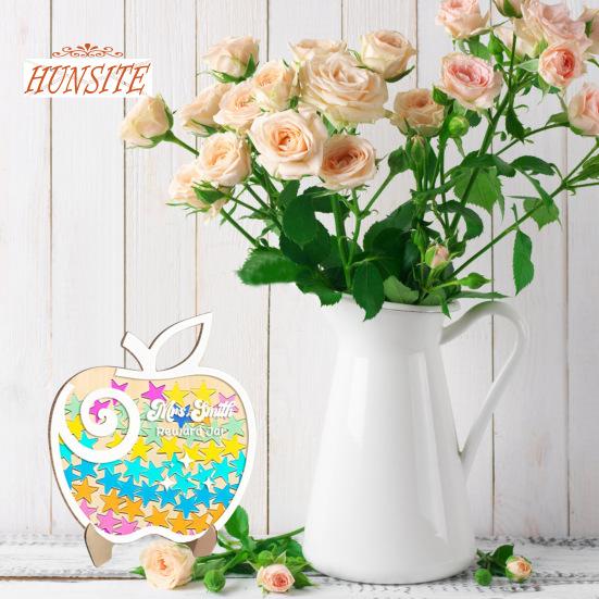 Магнитная банка для наград со звездами, красочные жетоны, инструмент управления классом