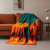 Desert Sunset with Cacti for all seasons blanket lunch break throw gift