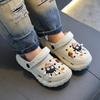 Summer children's clogs for boys and girls, non-slip, comfortable, parent-child matching, closed-toe, breathable, suitable for outdoor wear,