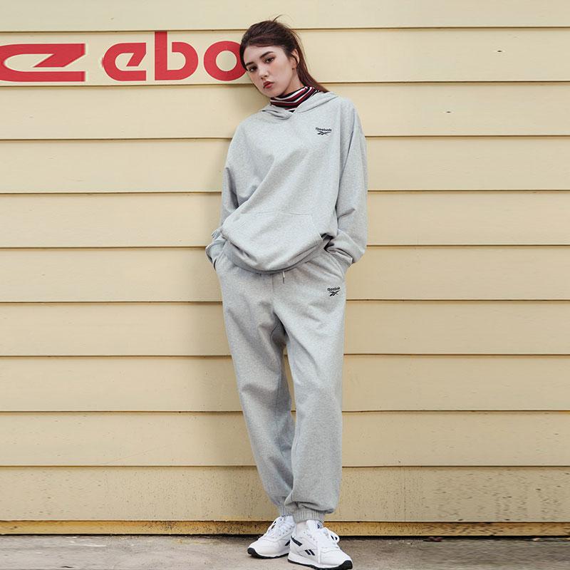 Reebok Трикотажные штаны унисекс серые 23RMF603UGG4