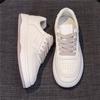 Белые туфли из натуральной кожи, женская повседневная спортивная обувь, весна 2024, новые универсальные дышащие женские туфли, белые кроссовки для женщин