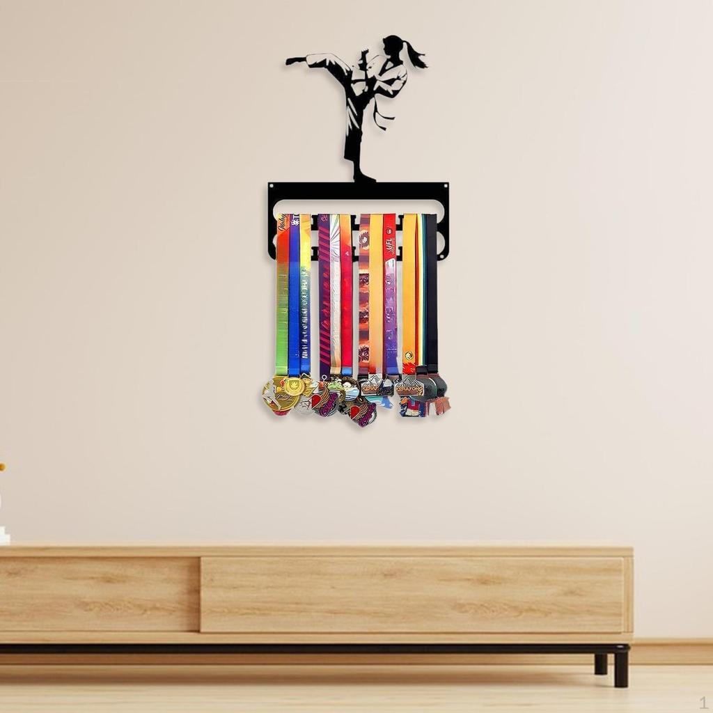 Вешалка для медалей, держатель для приветственных лент, прочный железный органайзер для наград, стойка для демонстрации, полка для спорта