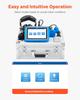 Pipe Water Leak Detector for Indoors, 1Hz-10000Hz, LCD Touchscreen Plumbing Water Leakage Detection Locator with Horizontal & Vertical Sensors,