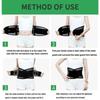 Breathable Back Brace Black Lumbar Support Strap New Waist Trainer Belt  Lumbar Support