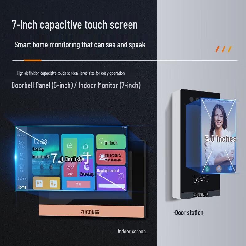 ZUCON MF27 Facial Recognition NFC Access Control System CN plug (adapter included)