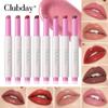 Clear Press Lipstick Easy Color Moisturizing Pearl Light Rose Fragrance Mirror Water Tender Plump Lips