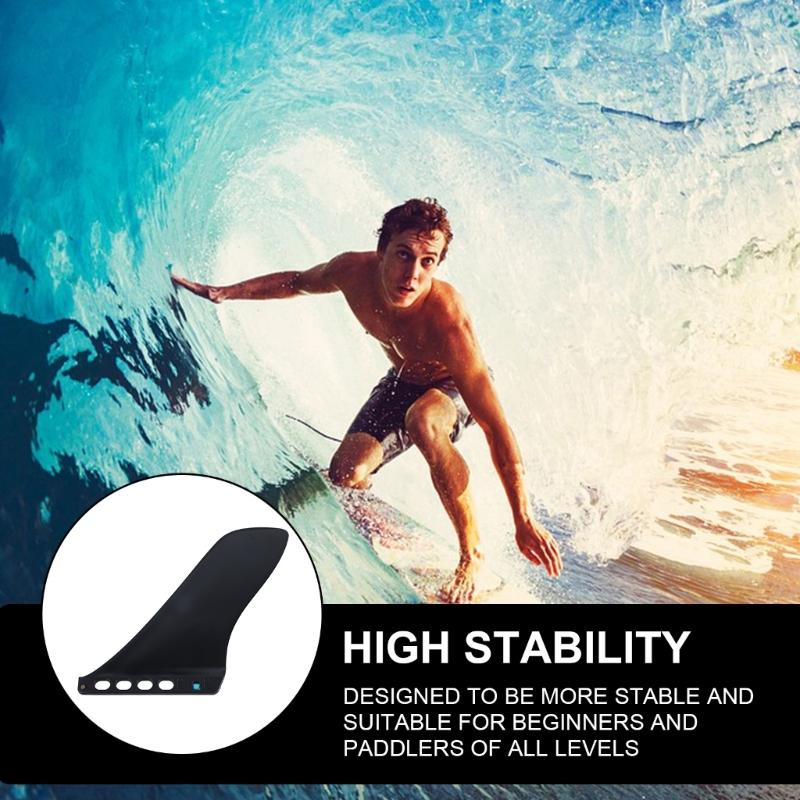 Quickly Release Detachable Fin No Tool Need Single Center Water Fin 9Inch Surfboard Fin for Longboards Surfboard