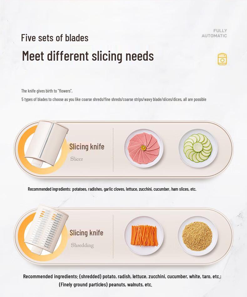 Электрическая овощерезка и слайсер Westco - Многофункциональная автоматическая картофелерезка