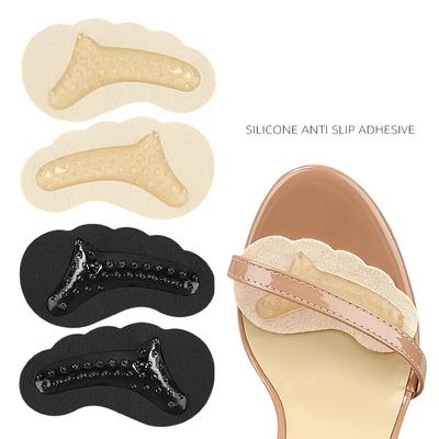 1 пара противоскользящих силиконовых подушечек для передней части стопы, женские стельки для высоких каблуков, подушечки для ног, подушечки для снятия боли в ногах