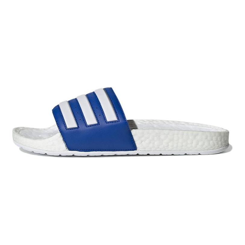 adidas Шлепанцы Adilette Boost 'Белый Королевский Синий' GZ5313