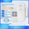 Remote-Controlled Magnetic Door & Window Alarm with Light Reminder for Home & Store Security