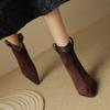 Fashion Ankle Boots for Women Moccasin Non Slip Plus Big Size British Style Booties Hot New In On Offer Goth Y2k Pu 39 Woman Short Shoes