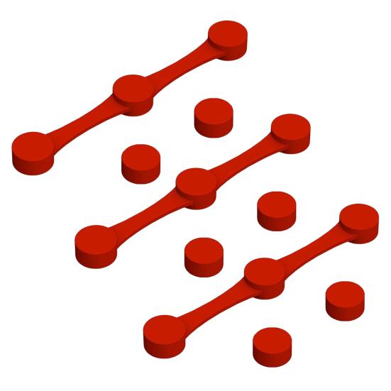 1/3 комплекта магнитов для фритюрницы с силиконовой пряжкой, быстросъемный зажим для пергаментной подкладки для фритюрницы, предотвращающий возгорание бумаги